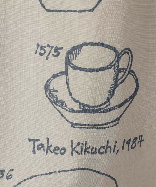 TAKEO KIKUCHI / タケオキクチ Tシャツ | 【THE FLAGSHIP】ポタリープリント オープンカラーシャツ | 詳細5