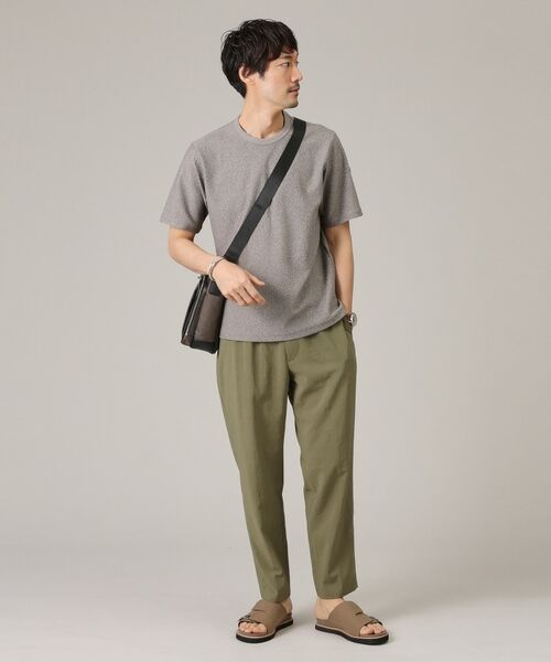 TAKEO KIKUCHI / タケオキクチ カットソー | 【尾州織/Made in JAPAN】メランジ Tシャツ | 詳細13