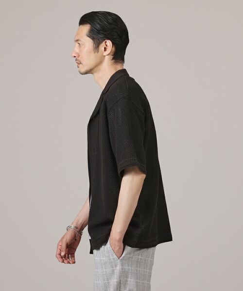 TAKEO KIKUCHI / タケオキクチ Tシャツ | 【夏の軽羽織】スポンディッシュ サマーニットシャツ | 詳細4