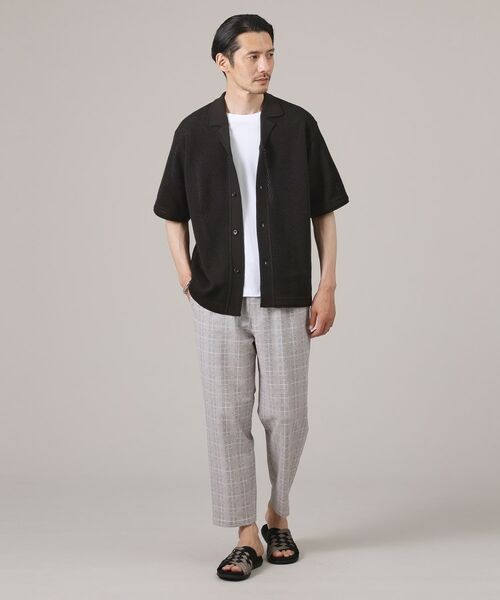 TAKEO KIKUCHI / タケオキクチ Tシャツ | 【夏の軽羽織】スポンディッシュ サマーニットシャツ | 詳細5