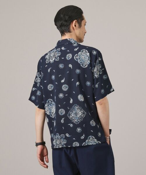 TAKEO KIKUCHI / タケオキクチ Tシャツ | 【ペイズリー紋】オープンカラーシャツ | 詳細10