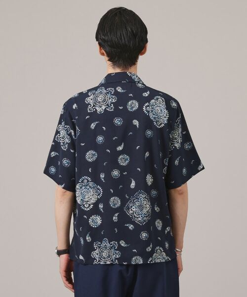 TAKEO KIKUCHI / タケオキクチ Tシャツ | 【ペイズリー紋】オープンカラーシャツ | 詳細16