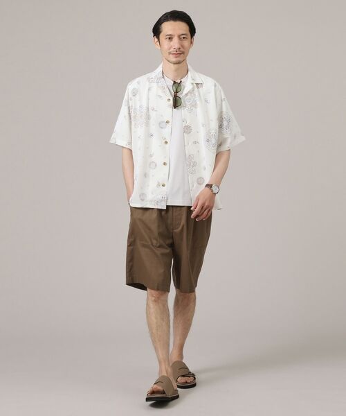 TAKEO KIKUCHI / タケオキクチ Tシャツ | 【ペイズリー紋】オープンカラーシャツ | 詳細5