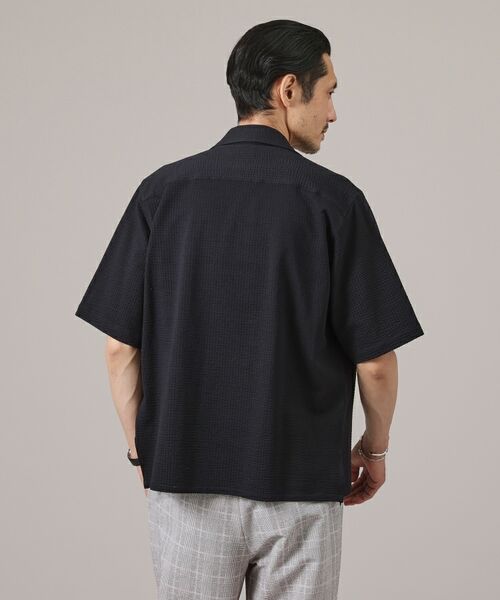 TAKEO KIKUCHI / タケオキクチ Tシャツ | 【抗菌防臭/日本製】サッカージャージ オープンカラーシャツ | 詳細5