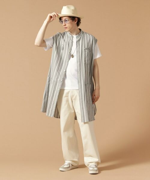 TAKEO KIKUCHI / タケオキクチ Tシャツ | 【Made in JAPAN】ノースリーブ ロングシャツ | 詳細7