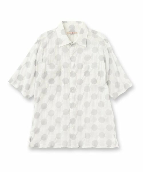 TAKEO KIKUCHI / タケオキクチ Tシャツ | 【Made in JAPAN】塩縮ポルカドット 半袖シャツ | 詳細1