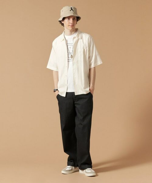 TAKEO KIKUCHI / タケオキクチ Tシャツ | 【Made in JAPAN】カラミクロス 半袖シャツ | 詳細4