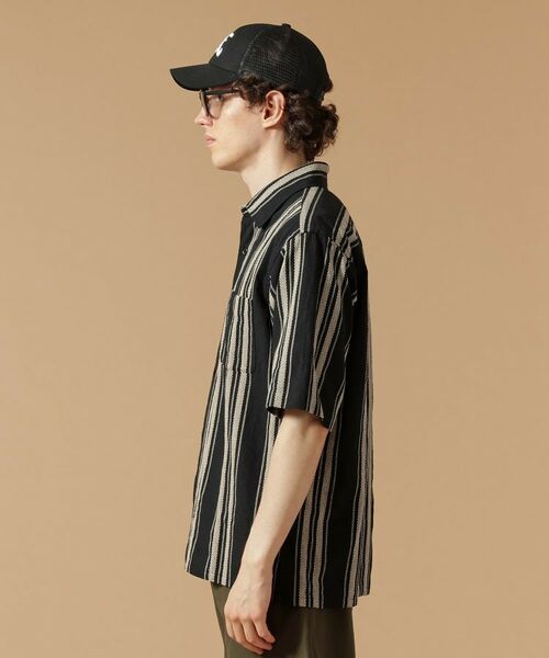 TAKEO KIKUCHI / タケオキクチ Tシャツ | 【Made in JAPAN】綿麻ドビーストライプ　半袖シャツ | 詳細11