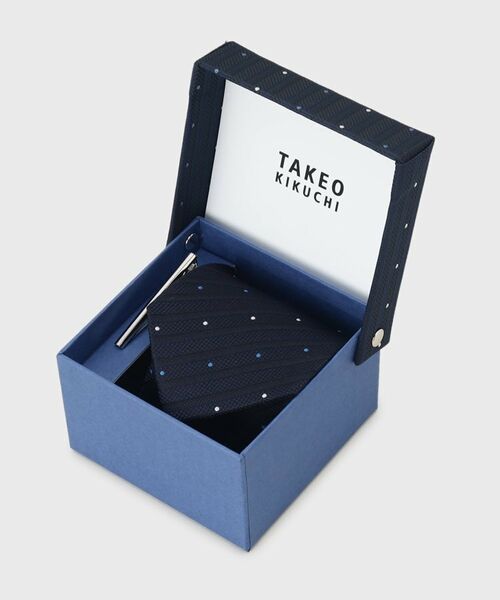 TAKEO KIKUCHI / タケオキクチ 服飾雑貨 | 【BOXセット】スタンダード柄ネクタイ＆タイバー | 詳細8