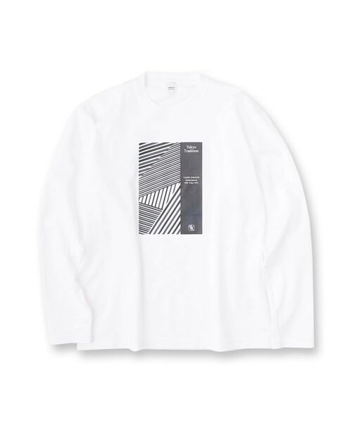 TAKEO KIKUCHI / タケオキクチ カットソー | アーカイブストライプDM長袖ポンチTシャツ | 詳細1