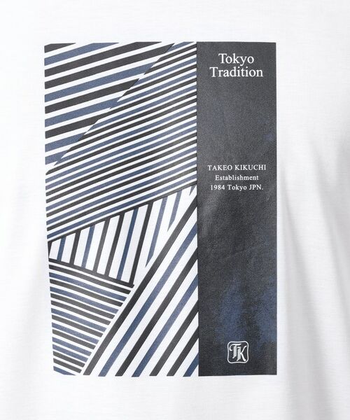 TAKEO KIKUCHI / タケオキクチ カットソー | アーカイブストライプDM長袖ポンチTシャツ | 詳細10