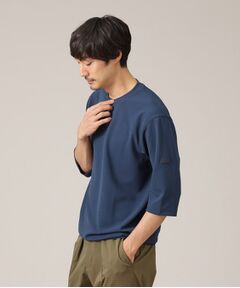 【接触冷感/Made in JAPAN】七分袖 梨地カットソー