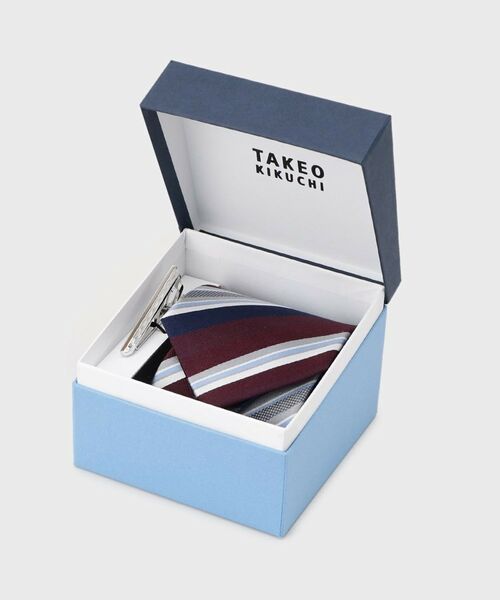 TAKEO KIKUCHI / タケオキクチ 服飾雑貨 | 【BOXセット/旅するネクタイ～世界編～】ネクタイ＆タイバー セット | 詳細8