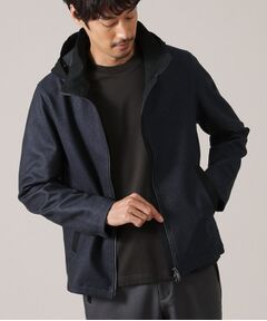 【DOWN FABRIC】ダウンファブリック　フード ZIP UP　ブルゾン