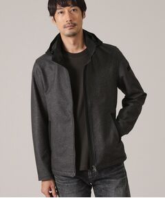 【DOWN FABRIC】ダウンファブリック　フード ZIP UP　ブルゾン