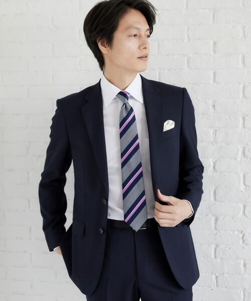 TAKEO KIKUCHI / タケオキクチ ネクタイ | 【THE FLAGSHIP】矢羽根文様（やばねもん）ストライプ ネクタイ | 詳細10