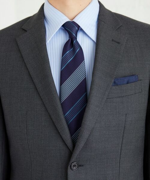 TAKEO KIKUCHI / タケオキクチ ネクタイ | 【THE FLAGSHIP】桧垣紋（ひがきもん）ストライプ ネクタイ | 詳細9