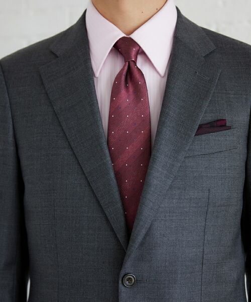 TAKEO KIKUCHI / タケオキクチ ネクタイ | 【THE FLAGSHIP】鱗紋（うろこもん）シルクネクタイ | 詳細8