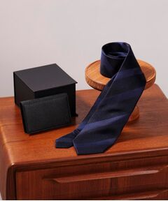 TAKEO KIKUCHI / タケオキクチ ネクタイ | 【BOXセット】シルクネクタイ＆名刺入れ セット