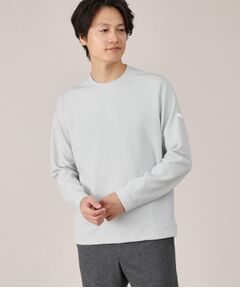 TAKEO KIKUCHI / タケオキクチ カットソー | 【Made in JAPAN】千鳥柄 ストレッチ プルオーバー