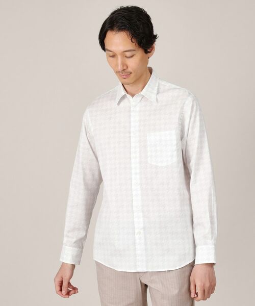 TAKEO KIKUCHI / タケオキクチ Tシャツ | 【Made in JAPAN】千鳥プリント シャツ | 詳細18