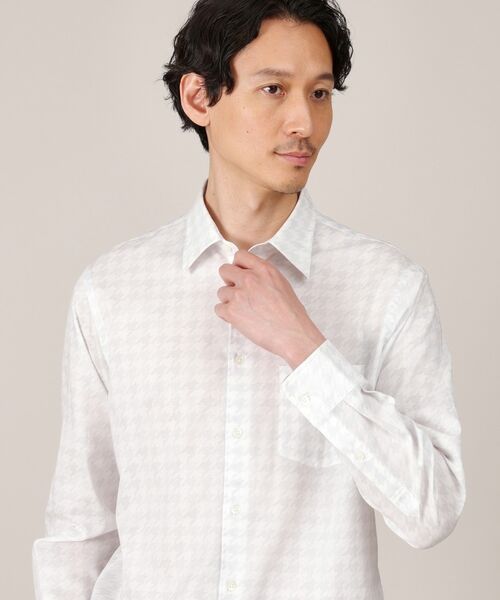 TAKEO KIKUCHI / タケオキクチ Tシャツ | 【Made in JAPAN】千鳥プリント シャツ | 詳細19