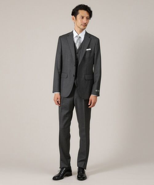 TAKEO KIKUCHI / タケオキクチ ベスト | 【DORMEUIL AMADEUS365】ピンストライプ ベスト/3ピース対応 | 詳細19