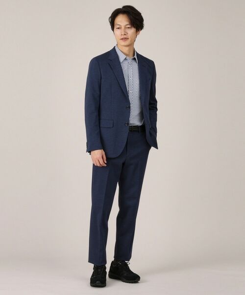 TAKEO KIKUCHI / タケオキクチ テーラードジャケット | メランジ ハニカム ストレッチ ジャケット | 詳細23