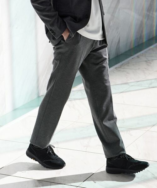 TAKEO KIKUCHI / タケオキクチ パンツ | メランジ ハニカム ストレッチ パンツ | 詳細18