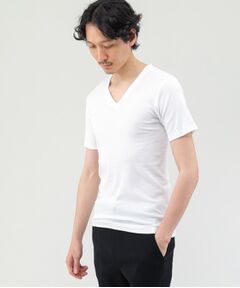 ベーシック半袖VネックTシャツ