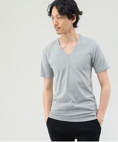 ベーシック半袖VネックTシャツ