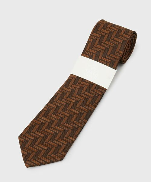 TAKEO KIKUCHI / タケオキクチ ネクタイ | 【THE FLAGSHIP】檜垣紋（ひがきもん）シルクネクタイ | 詳細1