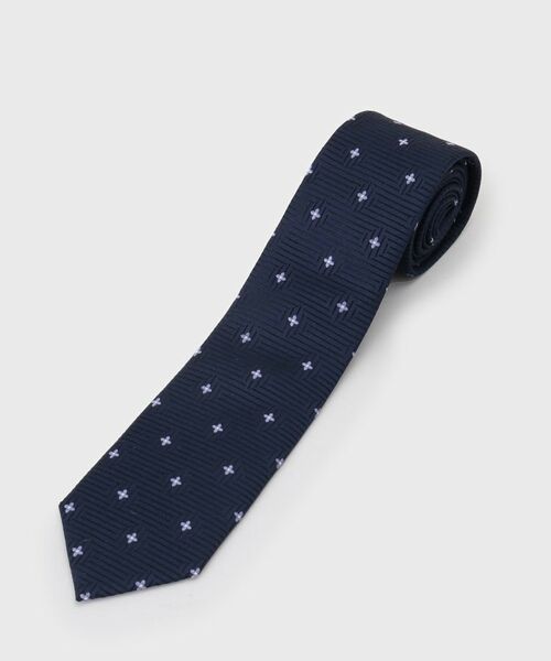 TAKEO KIKUCHI / タケオキクチ ネクタイ | ジャカード織 花小紋 シルクネクタイ | 詳細1