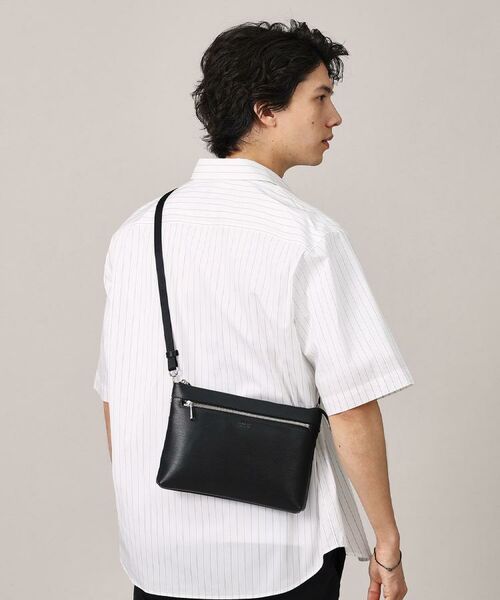 TAKEO KIKUCHI / タケオキクチ クラッチ・パーティバッグ | 【2WAY】水シボレザー クラッチバッグ | 詳細26