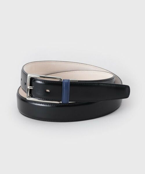 TAKEO KIKUCHI/タケオキクチ 【Made in JAPAN】カンジャンテ 配色ドレスベルト ブラック(519) 00 TAKEO KIKUCHI/タケオキクチ 【Made in JAPAN】カンジャンテ 配色ドレスベルト ブラック(519) 00