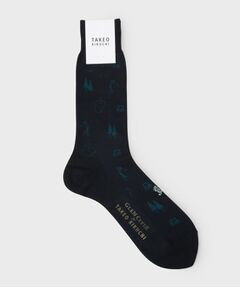 TAKEO KIKUCHI / タケオキクチ ソックス | 【グレンクライド別注】コーデュラ（R）ドレスソックス