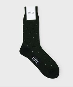 TAKEO KIKUCHI / タケオキクチ ソックス | 小紋ヘリンボン ドレスソックス