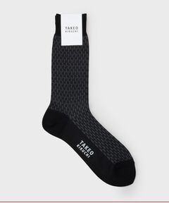 TAKEO KIKUCHI / タケオキクチ ソックス | 矢絣柄 ドレスソックス
