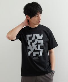 TAKEO KIKUCHI / タケオキクチ Tシャツ | 【Made in JAPAN】パズル柄 半袖ポンチ Tシャツ