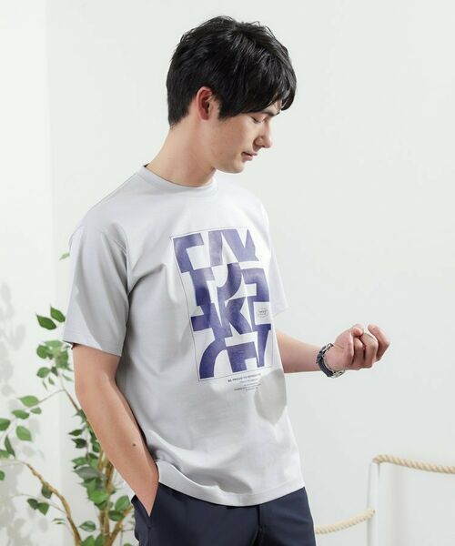 TAKEO KIKUCHI / タケオキクチ Tシャツ | 【Made in JAPAN】パズル柄 半袖ポンチ Tシャツ | 詳細14