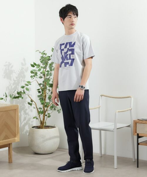 TAKEO KIKUCHI / タケオキクチ Tシャツ | 【Made in JAPAN】パズル柄 半袖ポンチ Tシャツ | 詳細16