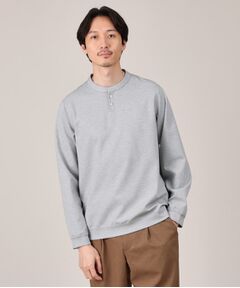 TAKEO KIKUCHI / タケオキクチ カットソー | メランジ ハニカム プルーバー