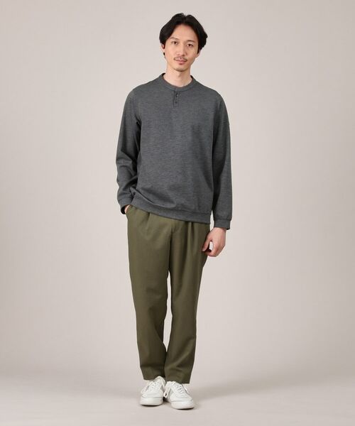 TAKEO KIKUCHI / タケオキクチ カットソー | メランジ ハニカム プルーバー | 詳細10