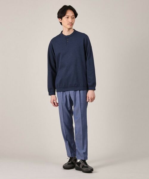 TAKEO KIKUCHI / タケオキクチ カットソー | メランジ ハニカム プルーバー | 詳細14