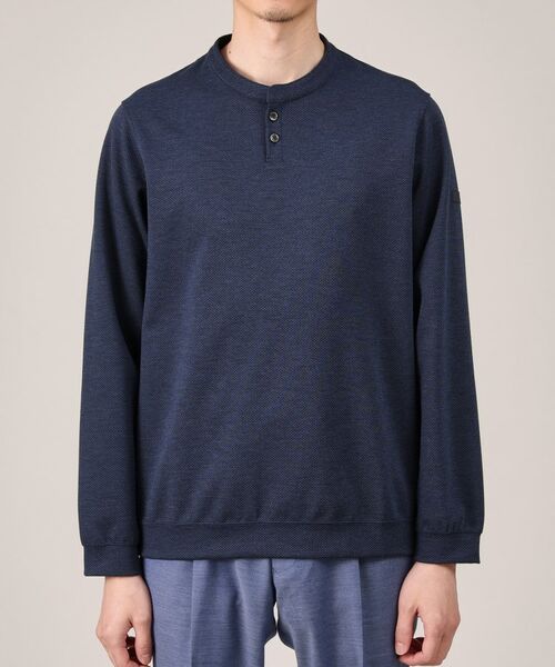 TAKEO KIKUCHI / タケオキクチ カットソー | メランジ ハニカム プルーバー | 詳細15