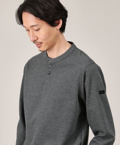 TAKEO KIKUCHI / タケオキクチ カットソー | メランジ ハニカム プルーバー | 詳細7