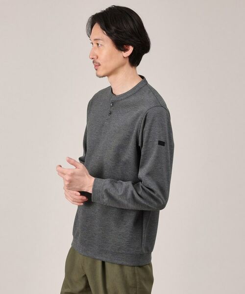 TAKEO KIKUCHI / タケオキクチ カットソー | メランジ ハニカム プルーバー | 詳細8
