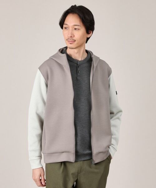 TAKEO KIKUCHI / タケオキクチ カットソー | メランジ ハニカム プルーバー | 詳細9