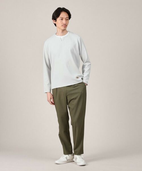 TAKEO KIKUCHI / タケオキクチ カットソー | 【Made in JAPAN】フェイクレイヤード キーネック カットソー | 詳細12
