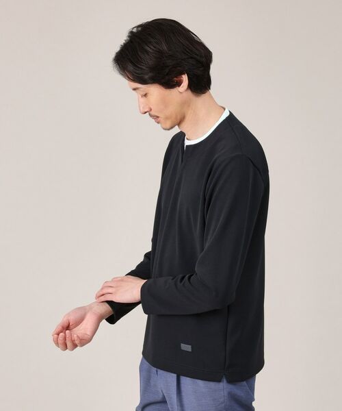 TAKEO KIKUCHI / タケオキクチ カットソー | 【Made in JAPAN】フェイクレイヤード キーネック カットソー | 詳細15